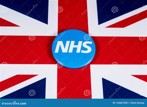 NHS Logo on the UK Flag editorial image. Image of logo - 116667930