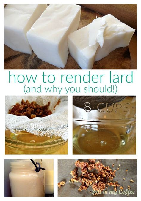 Rendering Lard (and why you should!) | Lard recipe, Food, Real food recipes