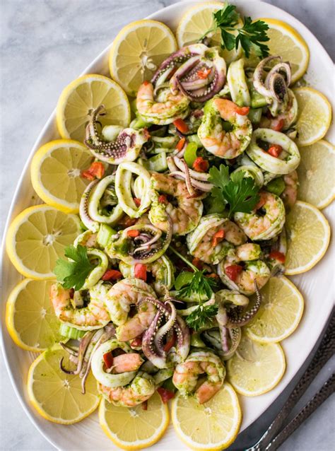 Italian Seafood Salad | Carolyn's Cooking