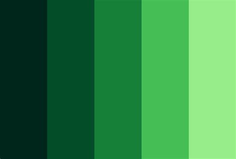 217 Shades Of Green - colordesigner.io