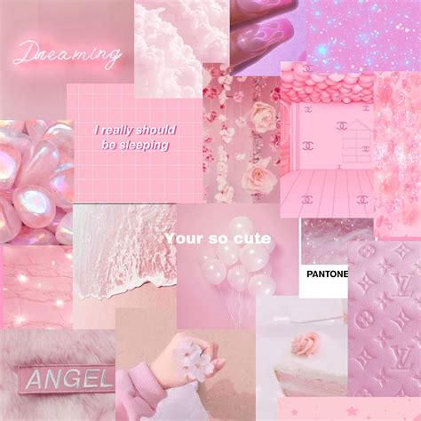 A bunch of aestheic pho Pink Themes, Girl Wallpaper, Pink Aesthetic ...