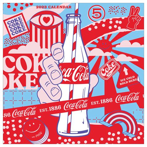 2023 Coca Cola: Vibrant Joy Wall Calendar - Etsy