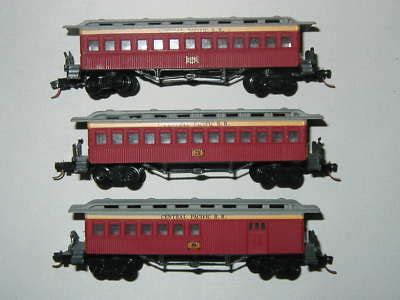 N Passenger Car Bachmann, 3 Old Timers MTL, Excellent | #134823113