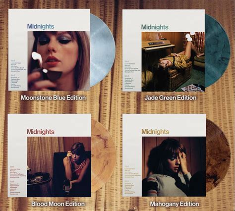 Taylor Swift: Midnights Vinyl LP Collection (All 4 Variants) – Collide ...