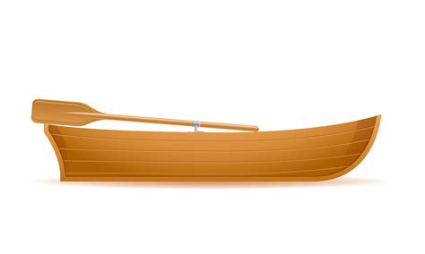 Wooden Boat Cartoon