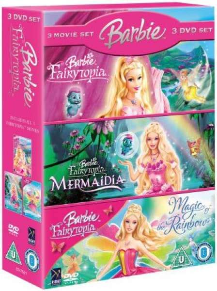 Barbie - Fairytopia/Mermaidia/Magic Of The Rainbow [Box Set] DVD - Zavvi UK