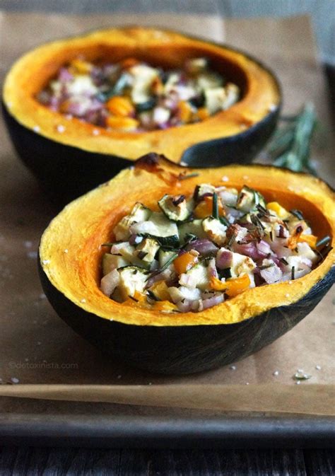 Stuffed Kabocha Squash (Vegan & Paleo) - Detoxinista