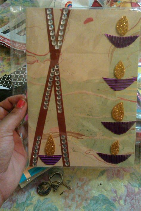 Manisha's Handmade cards: Handmade cards (Diwali Cards)