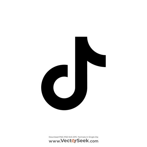 Tiktok Line Icon Logo Vector - (.Ai .PNG .SVG .EPS Free Download)