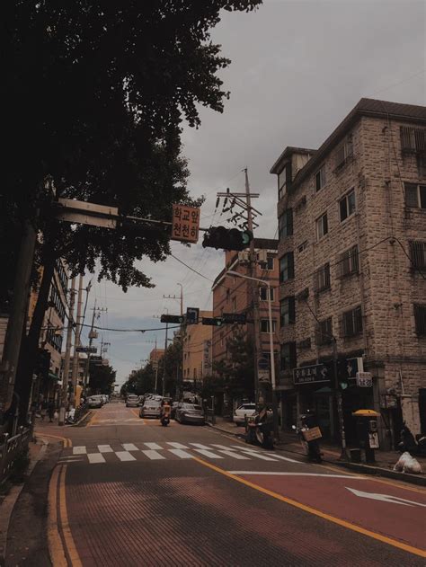 #Seoul #korea #aestethic #street #city | Paisaje japon, Paisaje de ...