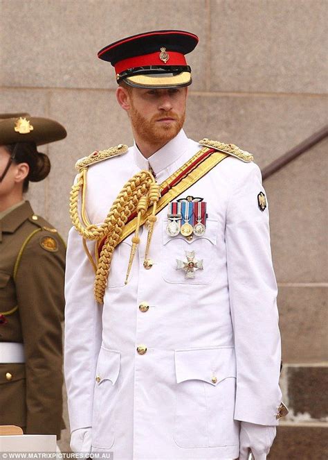 Prince Harry wearing the Tropical Dress of the Blues and Royals, dubbed ...