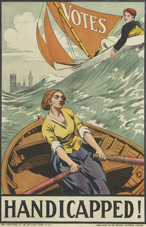 Posters of the women’s suffrage movement to mark #vote100 go on display ...