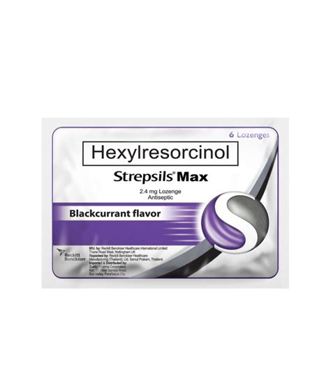 Strepsils Max 2.4mg - Rose Pharmacy Medicine Delivery