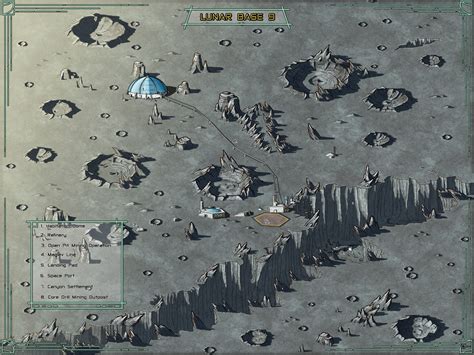 Moon Map - Lunar Base 9 by stratomunchkin on DeviantArt