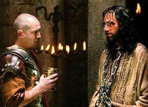 In The Passion of the Christ (2004), Pontius Pilate first attempts to ...