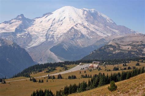 Mount Rainier and Sunrise Visitor Center | Places to visit, Favorite ...