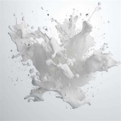 Premium AI Image | a splash of white liquid with the word splashes on it