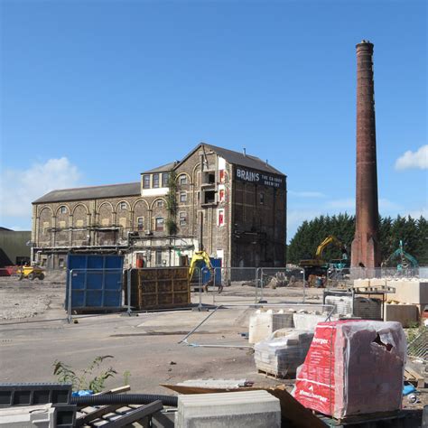 Redevelopment at the Brains Brewery site © Gareth James :: Geograph ...