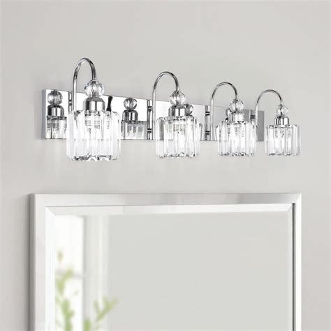 Modern Crystal Vanity Light Bathroom Fixture | Chandelierias, Modern ...