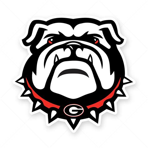 Georgia Bulldogs Logo Team Sticker Decal Vinyl Football for Car Window ...