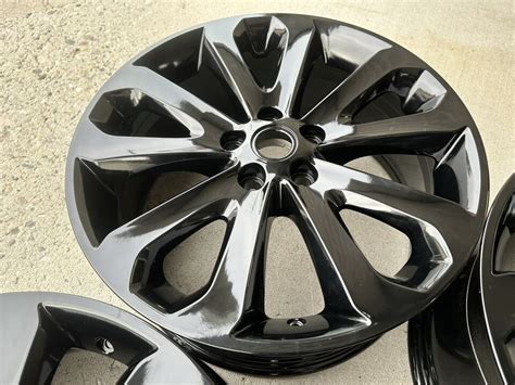 20" RANGE ROVER BLACK LAND POWER COATED OEM FACTORY STOCK WHEELS RIMS ...