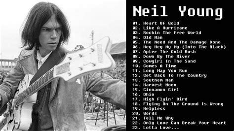 Neil Young Greatest Hits | Neil Young Best Songs | Neil young, Greatest ...