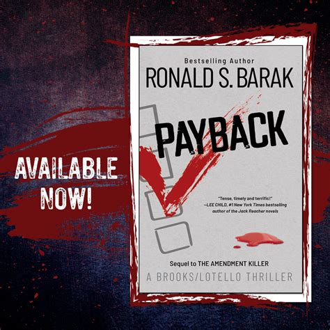 It's Time for PAYBACK! My New Book is Out TODAY!