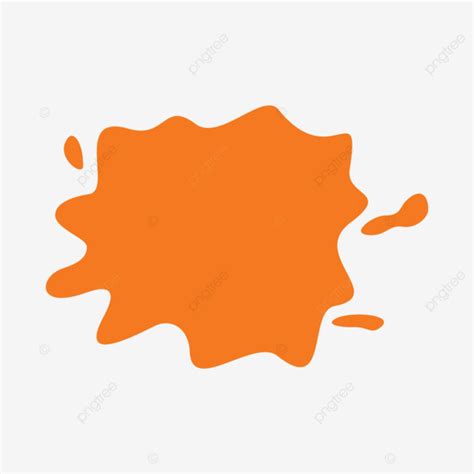 Respingo De Tinta Laranja PNG , Laranja, Espirrar, Pintura Imagem PNG e ...