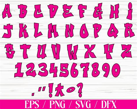 Graffiti Font SVG Graffiti Letters Graffiti Alphabet Svg - Etsy