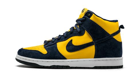 Nike Dunk High Pro Sb 'michigan' Shoes - Size 13 for Men - Lyst