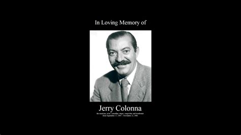 In Loving Memory of Jerry Colonna by Blakeharris02 on DeviantArt