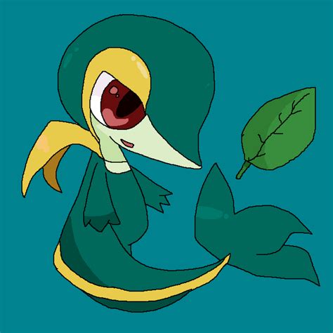 Shiny snivy - pixelart by DONuTvibes on DeviantArt