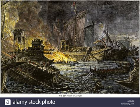 Battle Of Actium Painting at PaintingValley.com | Explore collection of ...