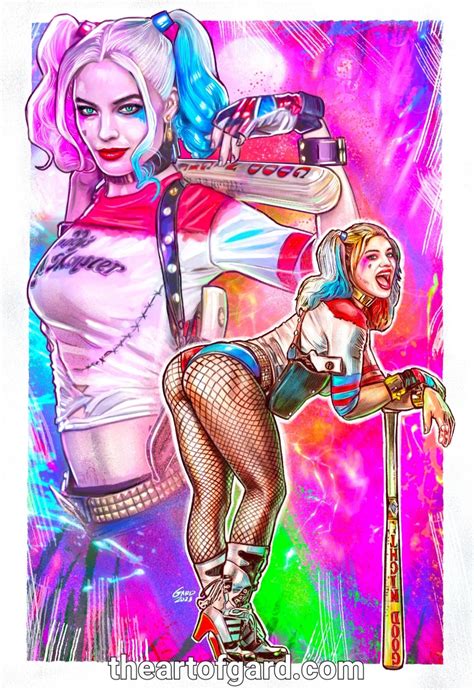 Harley Quinn From Suicide Squad (Margot Robbie) 13X19 inches Art Print