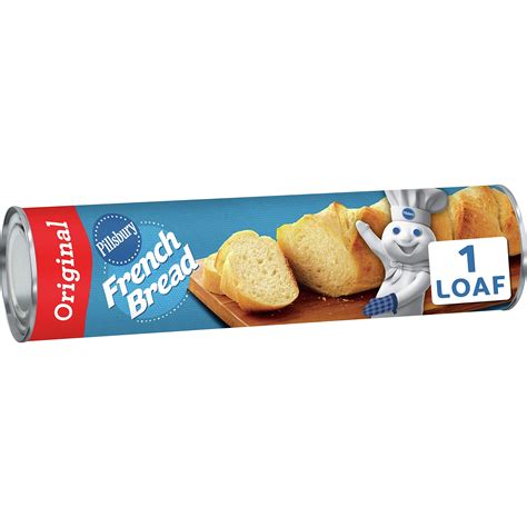 Pillsbury French Bread, Original, 1 - 13" Crusty Loaf, 11 oz. Can stock ...