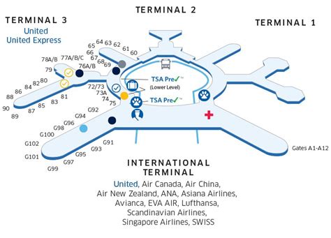 San Francisco Airport Map