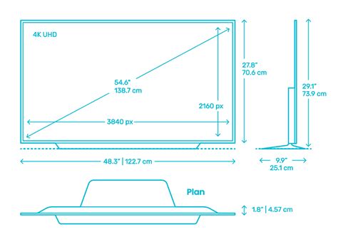 50 Vs 55 Inches TV Comparison: Sizes, Dimensions,, 48% OFF