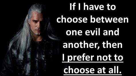 Geralt Of Rivia Game Quotes - Gemmastafford-knits