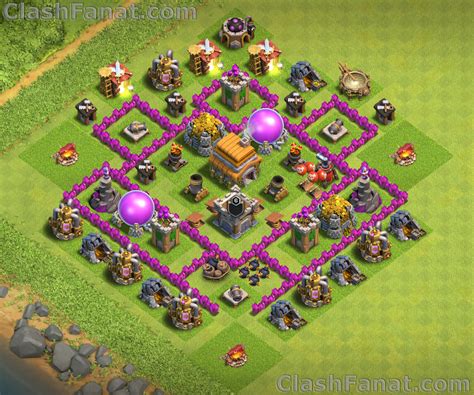 Town hall 6 base - Best th6 layout Clash of Clans 2019