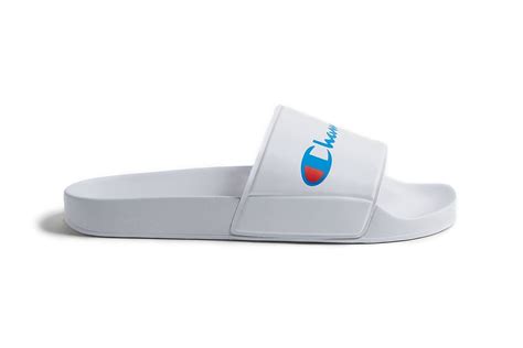 Champion Releases Retro White Logo Pool Slides | Hypebae