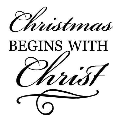 Christmas Begins With Christ Wall Quotes™ Decal | WallQuotes.com