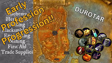 Starting Zone Profession Locations - Durotar - YouTube