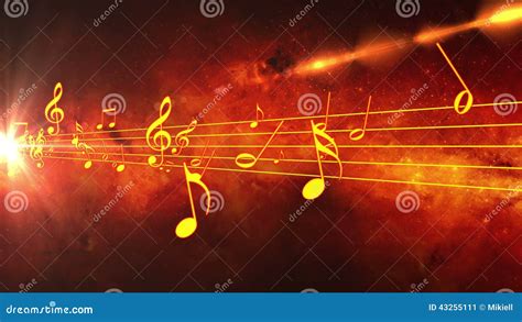 Animated Background with Musical Notes, Music Notes Stock Video - Video ...