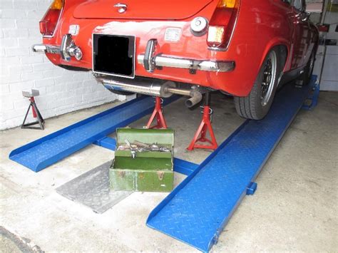 Car lift/ramps - the simple unique patented MR1s for DIY mechanics ...