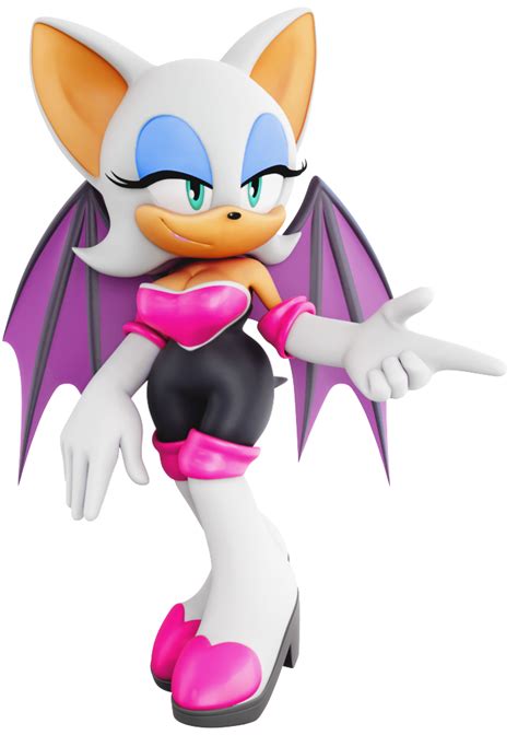 I like how the artist gave back some of Rouge' s curvyness from SA2 ...