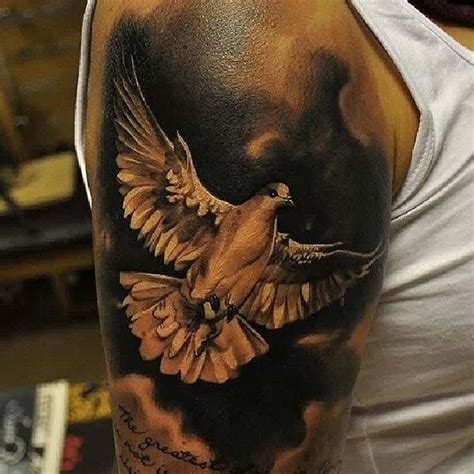 80 Peaceful Dove Tattoos with Meaning | Art and Design