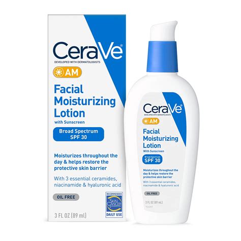 Buy CeraVe AM Facial Moisturizing Lotion SPF 30 | Oil-Free Face ...