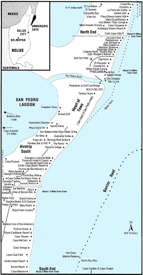 San Pedro Ambergris Caye Belize: Safe, Size, Map, Adventures