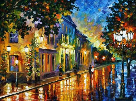 On The Way To Morning Painting by Leonid Afremov | Fine Art America