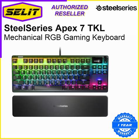 SteelSeries Apex 7 TKL Mechanical RGB Gaming Keyboard [Selit Trading ...